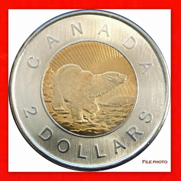 Canada 2006 10th Anniversary of the $2 Toonie 'Churchill' Roll of 25 Coins! - Picture 5 of 15